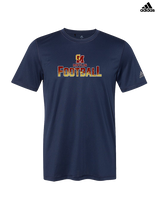 Governor Mifflin HS Football Splatter - Mens Adidas Performance Shirt