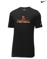 Governor Mifflin HS Football Splatter - Mens Nike Cotton Poly Tee