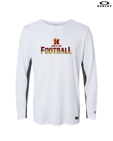 Governor Mifflin HS Football Splatter - Mens Oakley Longsleeve