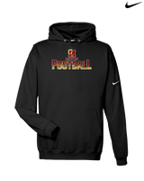 Governor Mifflin HS Football Splatter - Nike Club Fleece Hoodie