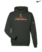 Governor Mifflin HS Football Splatter - Nike Club Fleece Hoodie