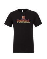 Governor Mifflin HS Football Splatter - Tri-Blend Shirt