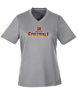 Governor Mifflin HS Football Splatter - Womens Performance Shirt