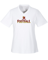 Governor Mifflin HS Football Splatter - Womens Performance Shirt