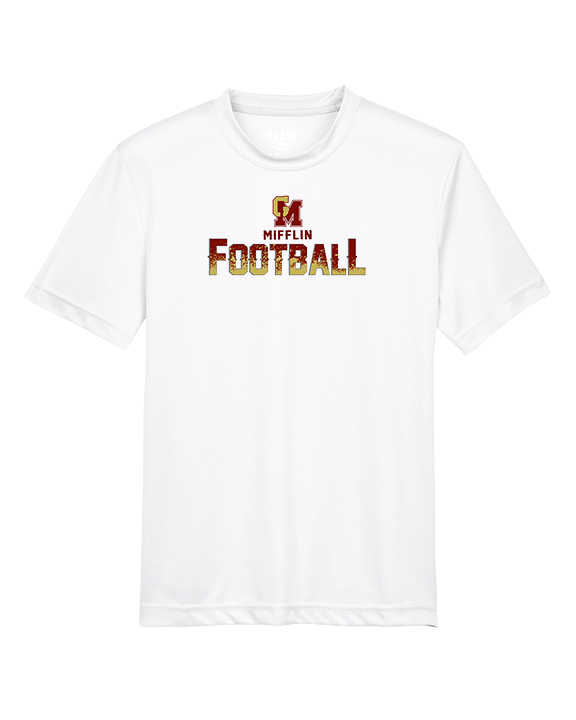 Governor Mifflin HS Football Splatter - Youth Performance Shirt