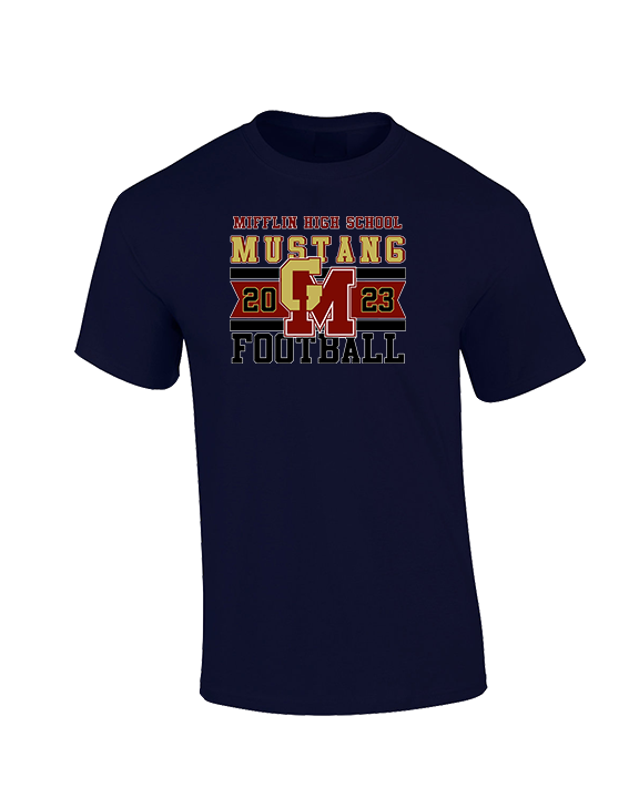 Governor Mifflin HS Football Stamp - Cotton T-Shirt