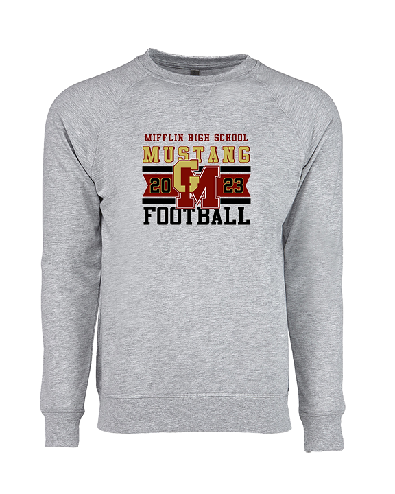 Governor Mifflin HS Football Stamp - Crewneck Sweatshirt