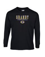 Granby HS Football Block - Cotton Longsleeve