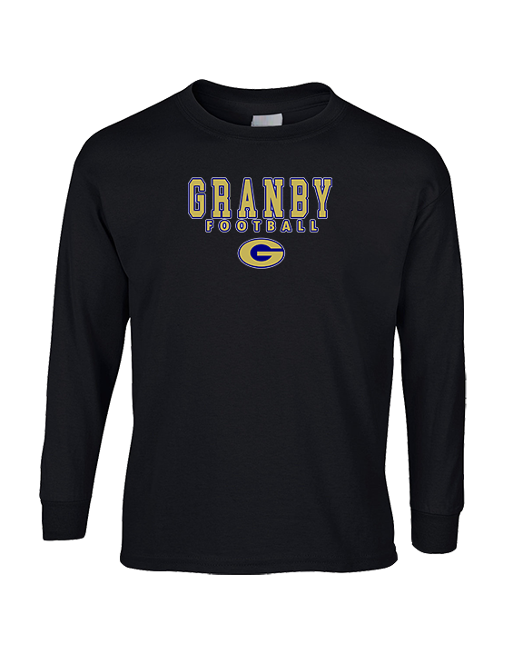 Granby HS Football Block - Cotton Longsleeve