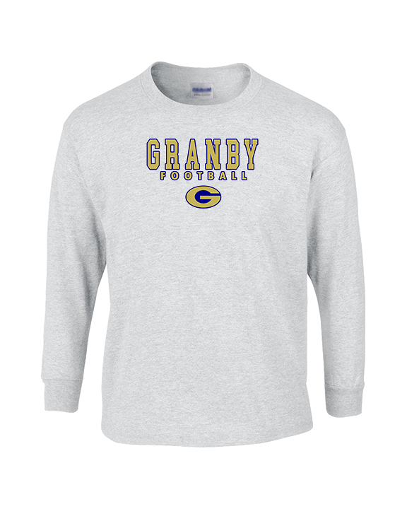Granby HS Football Block - Cotton Longsleeve