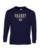 Granby HS Football Block - Cotton Longsleeve