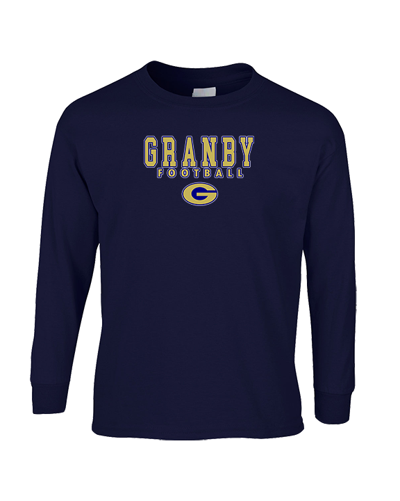Granby HS Football Block - Cotton Longsleeve