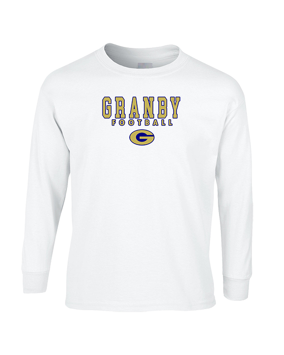 Granby HS Football Block - Cotton Longsleeve