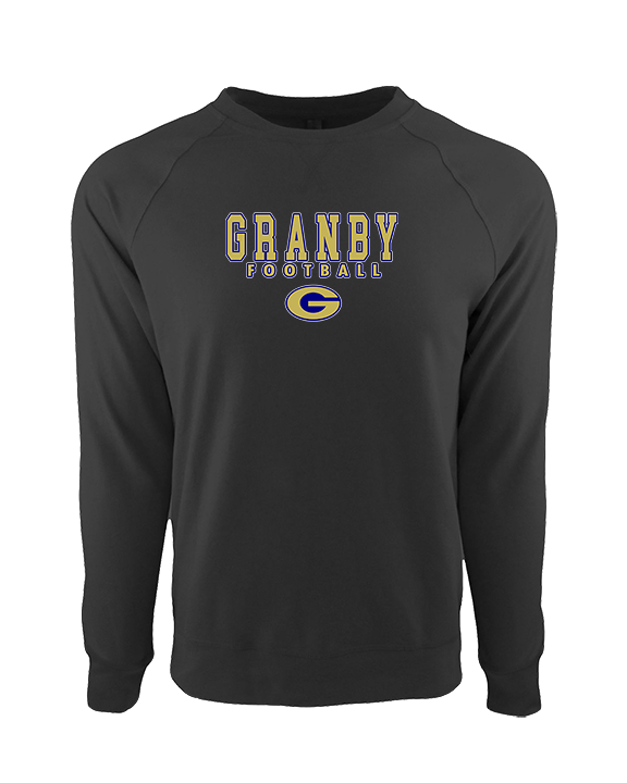 Granby HS Football Block - Crewneck Sweatshirt