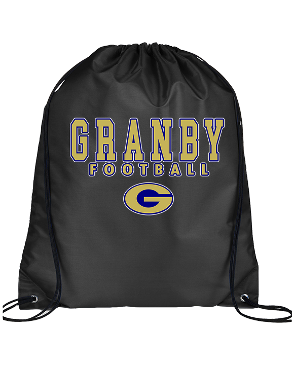 Granby HS Football Block - Drawstring Bag