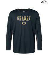 Granby HS Football Block - Mens Oakley Longsleeve