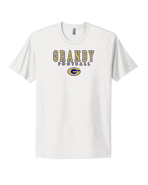 Granby HS Football Block - Mens Select Cotton T-Shirt