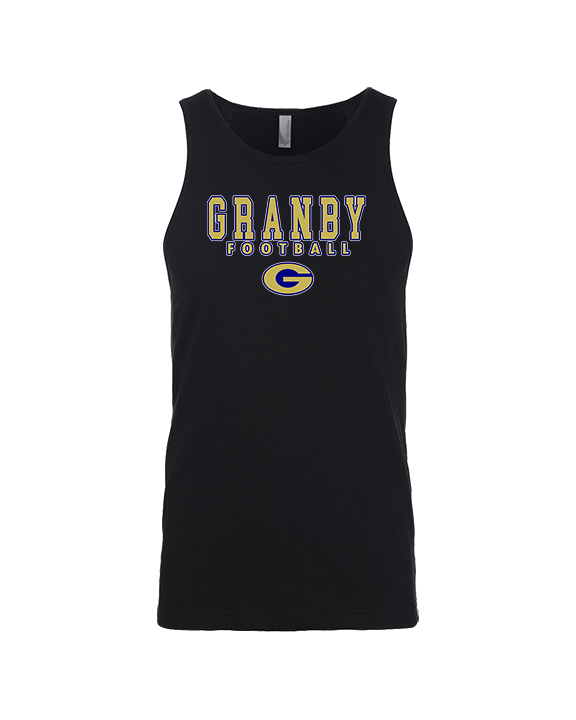Granby HS Football Block - Tank Top