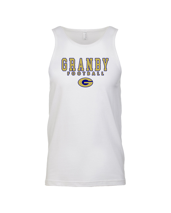 Granby HS Football Block - Tank Top