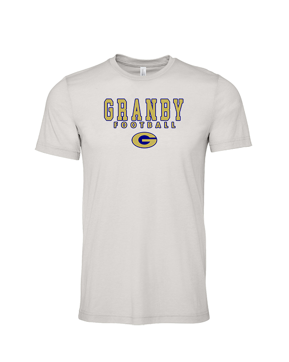 Granby HS Football Block - Tri-Blend Shirt