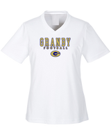 Granby HS Football Block - Womens Performance Shirt