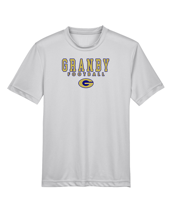 Granby HS Football Block - Youth Performance Shirt