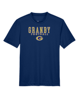 Granby HS Football Block - Youth Performance Shirt