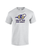 Granby HS Football Create Your Own Legacy - Cotton T-Shirt