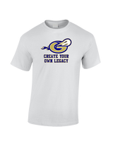 Granby HS Football Create Your Own Legacy - Cotton T-Shirt