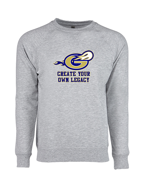 Granby HS Football Create Your Own Legacy - Crewneck Sweatshirt