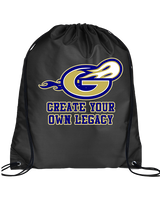 Granby HS Football Create Your Own Legacy - Drawstring Bag