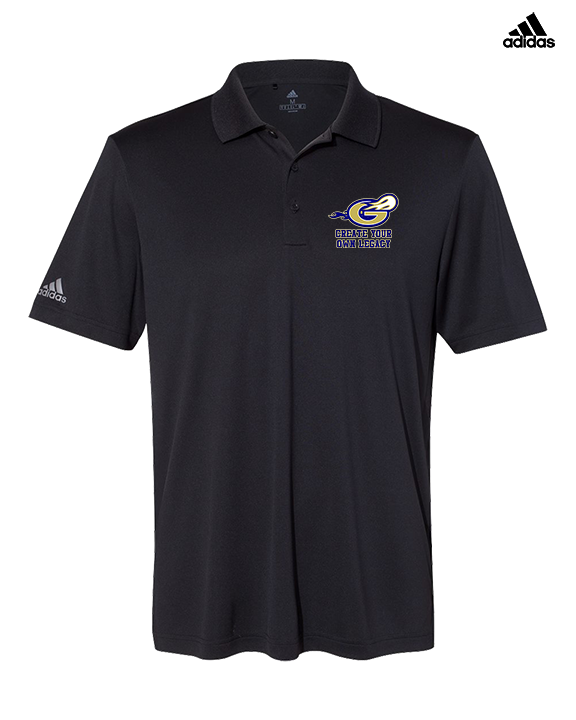 Granby HS Football Create Your Own Legacy - Mens Adidas Polo