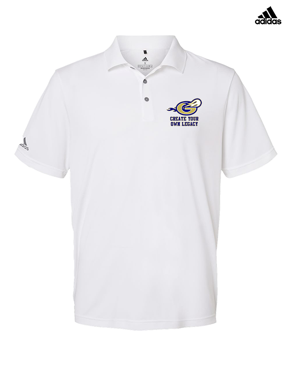 Granby HS Football Create Your Own Legacy - Mens Adidas Polo