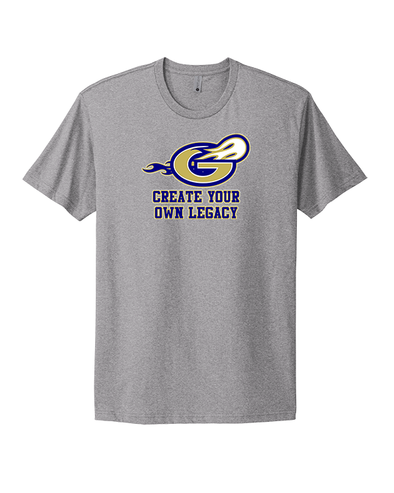 Granby HS Football Create Your Own Legacy - Mens Select Cotton T-Shirt