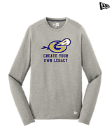 Granby HS Football Create Your Own Legacy - New Era Performance Long Sleeve