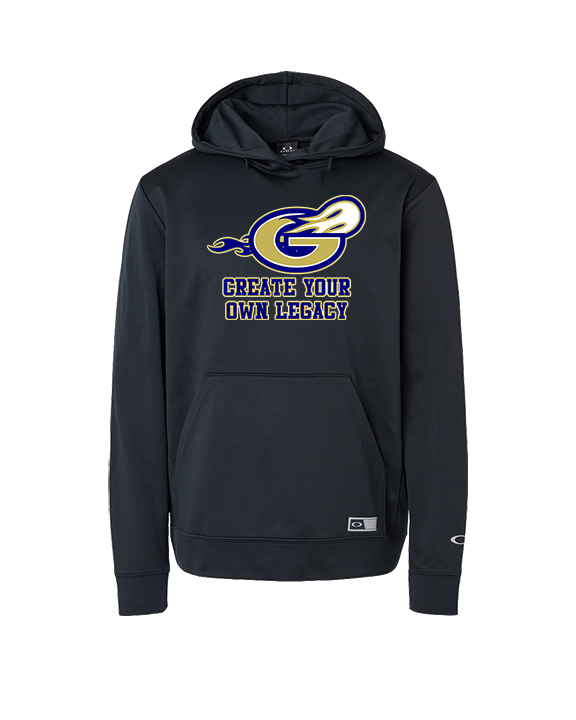 Granby HS Football Create Your Own Legacy - Oakley Performance Hoodie