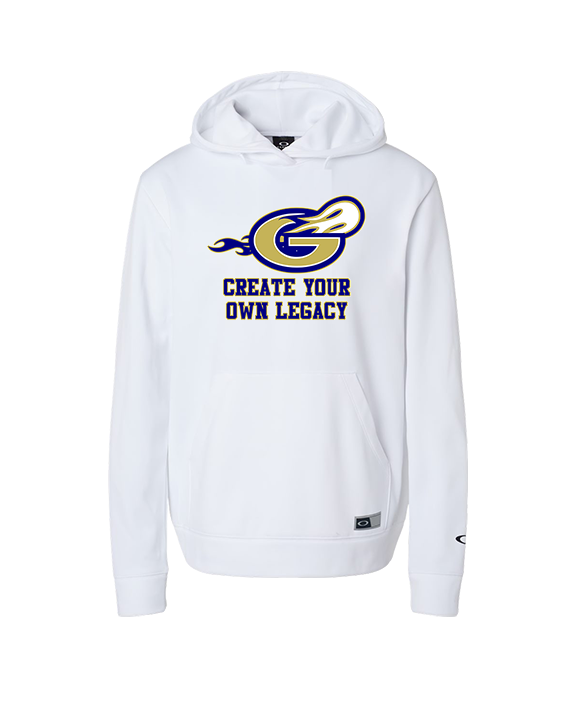 Granby HS Football Create Your Own Legacy - Oakley Performance Hoodie