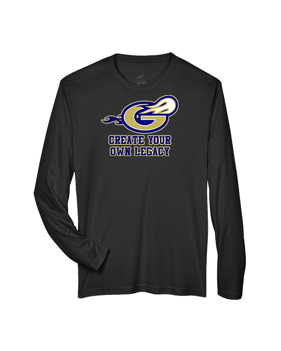 Granby HS Football Create Your Own Legacy - Performance Longsleeve