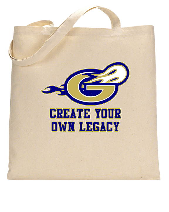 Granby HS Football Create Your Own Legacy - Tote