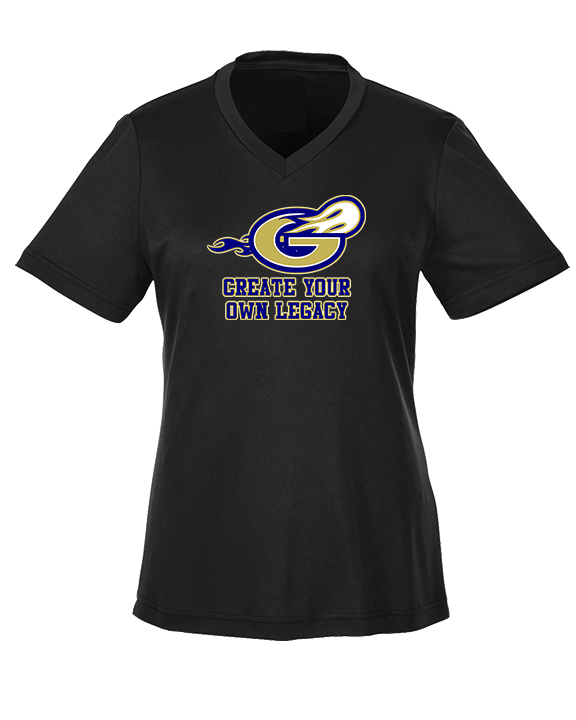 Granby HS Football Create Your Own Legacy - Womens Performance Shirt