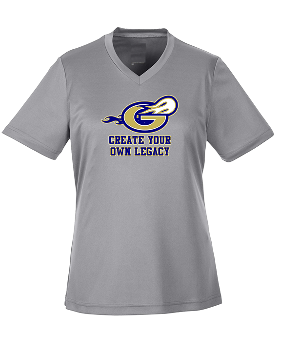 Granby HS Football Create Your Own Legacy - Womens Performance Shirt
