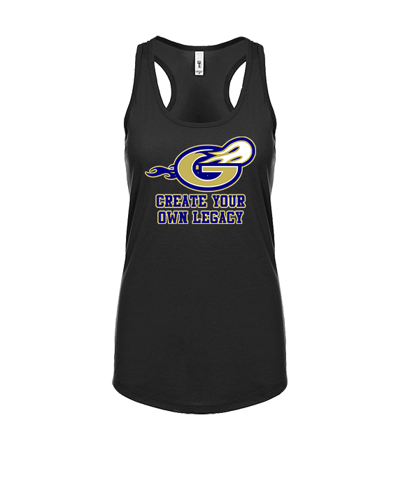 Granby HS Football Create Your Own Legacy - Womens Tank Top