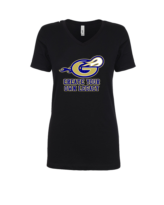 Granby HS Football Create Your Own Legacy - Womens Vneck