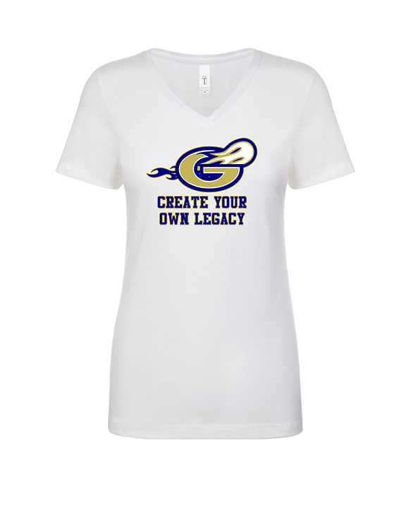 Granby HS Football Create Your Own Legacy - Womens Vneck