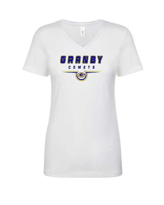 Granby HS Football Design - Womens Vneck
