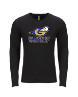 Granby HS Football IAGDTBAC - Tri-Blend Long Sleeve