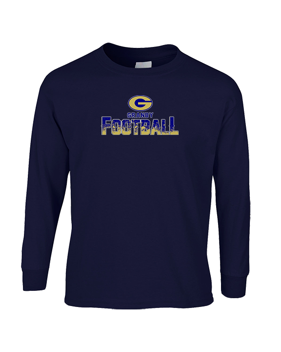 Granby HS Football Splatter - Cotton Longsleeve