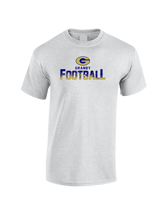 Granby HS Football Splatter - Cotton T-Shirt
