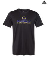 Granby HS Football Splatter - Mens Adidas Performance Shirt