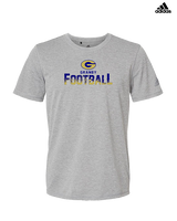 Granby HS Football Splatter - Mens Adidas Performance Shirt